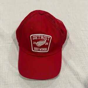 NHL Detroit Red Wings 1926 Red SnapBack Hat • Fan Favorite 100% Cotton